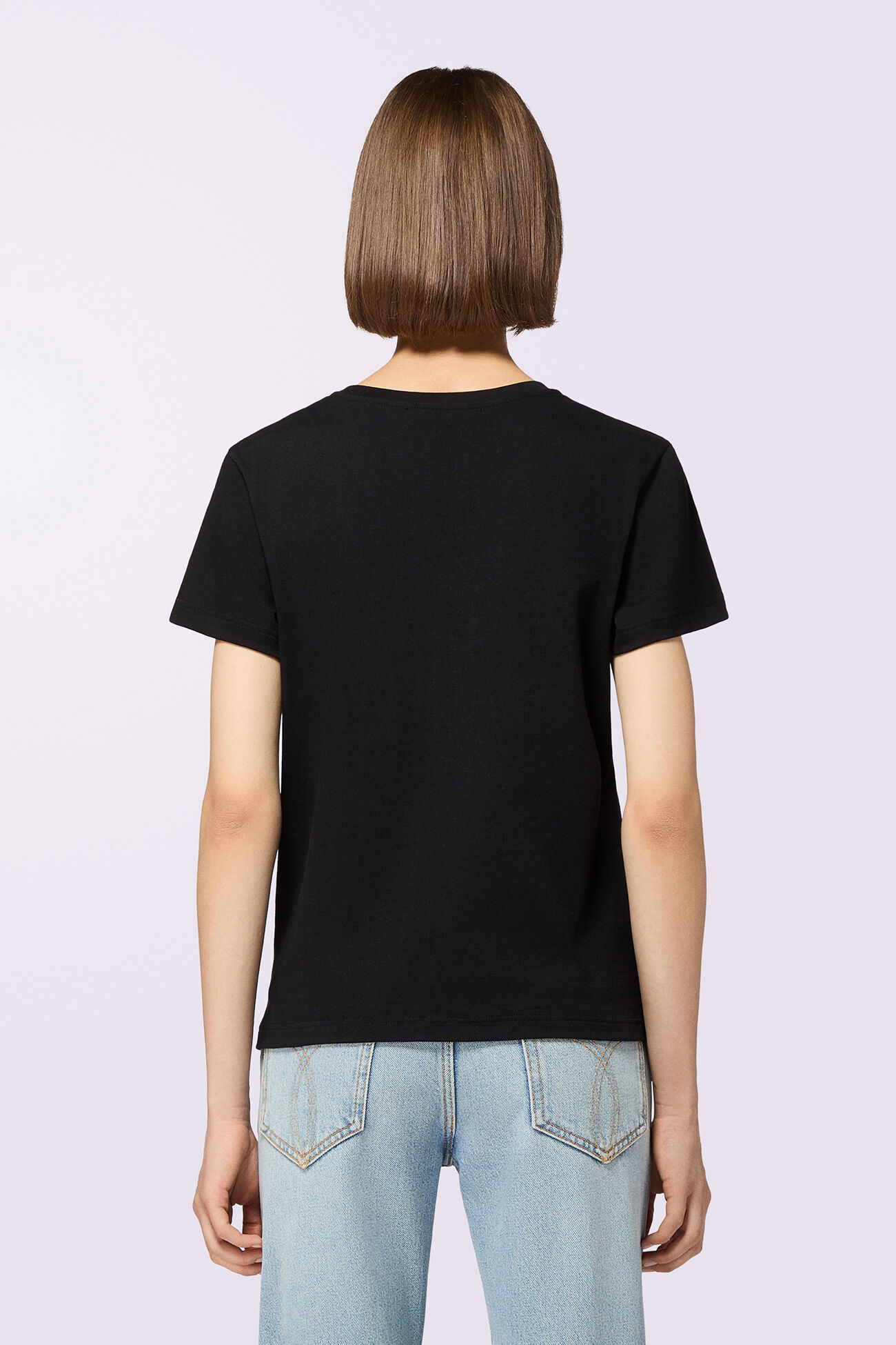 Rock Cupid Logo Slim T-Shirt Black